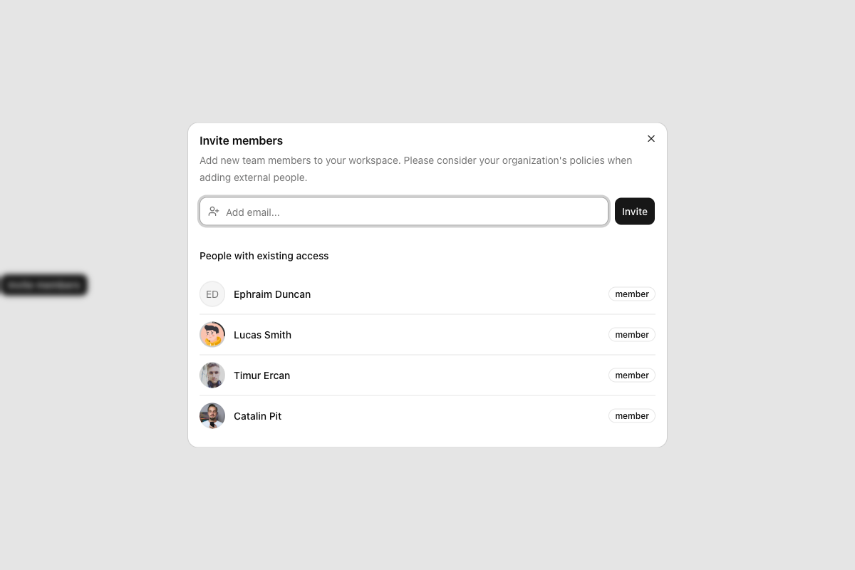 Dialog with Email and Password Fields implementation screenshot