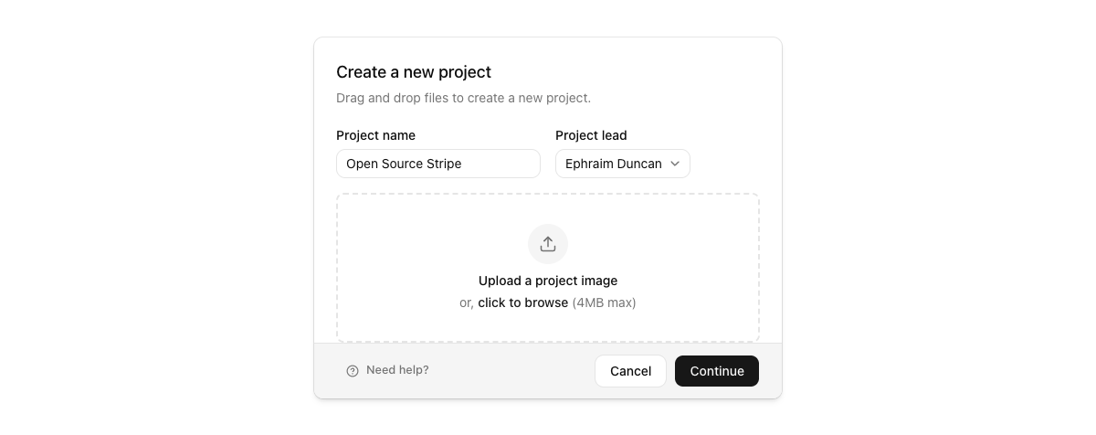 File Upload with Preview implementation screenshot