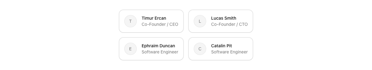 Grid List with Links implementation screenshot