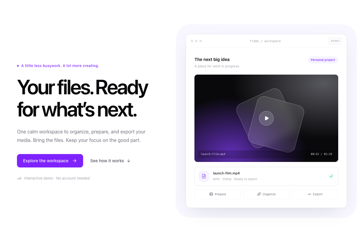 Product Hero with Preview rendered preview